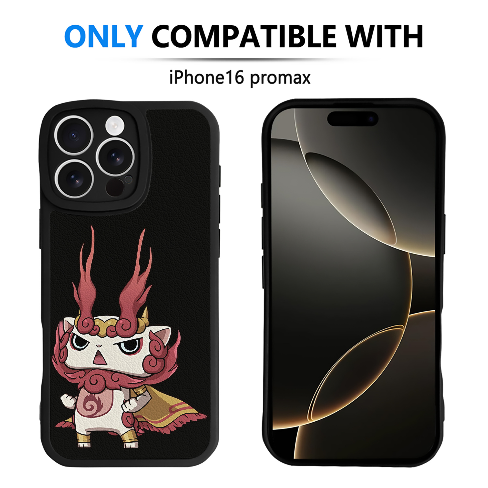 （画像用） 妖怪ウォッチ Yo-kai Watch 【iPhone 16シリーズ対応】シリコンスマホケース（レザー調） 材質：シリコン